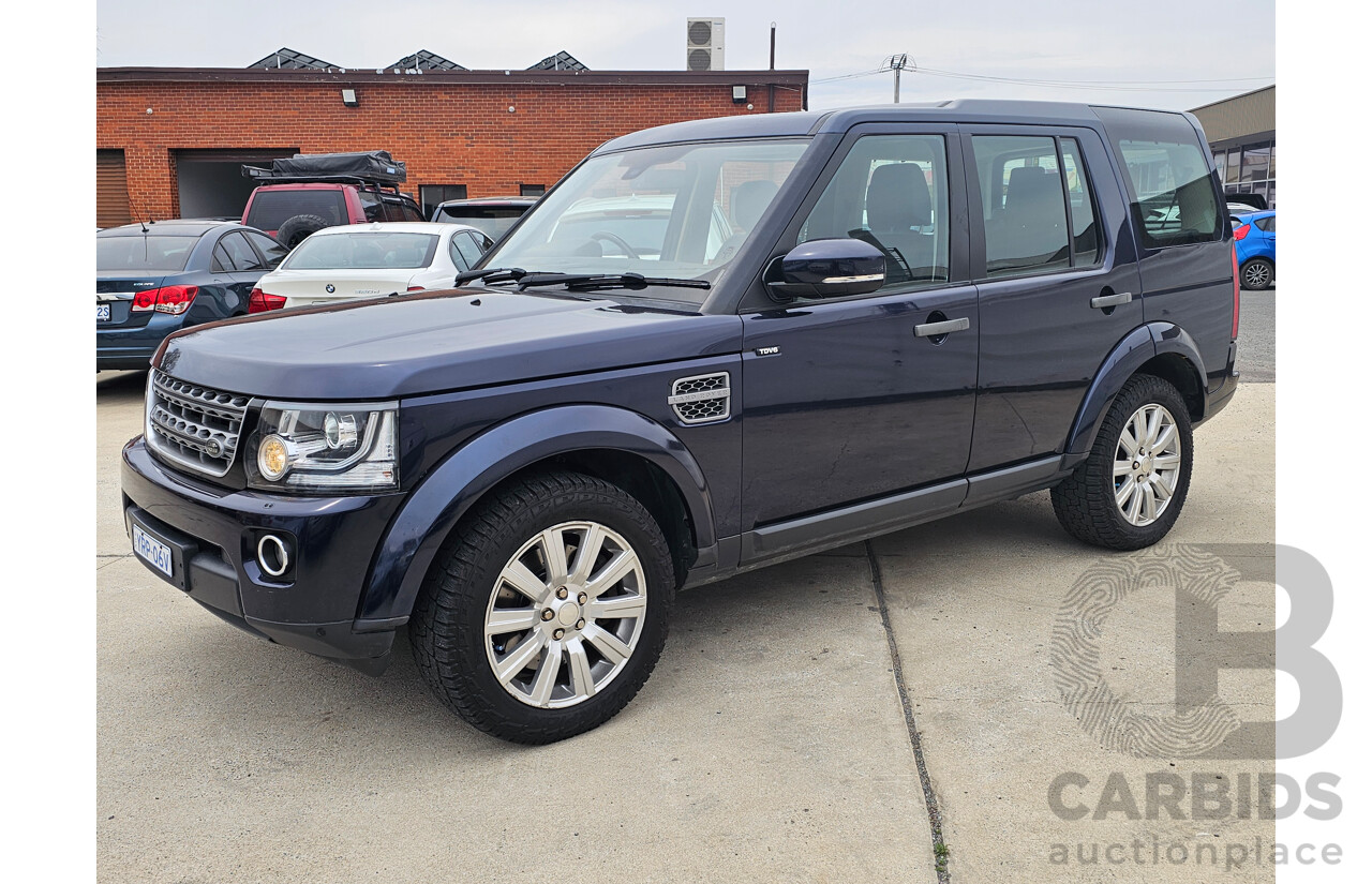 4/2014 Land Rover Discovery 4 3.0 TDV6 MY14 4d Wagon Blue 3.0L
