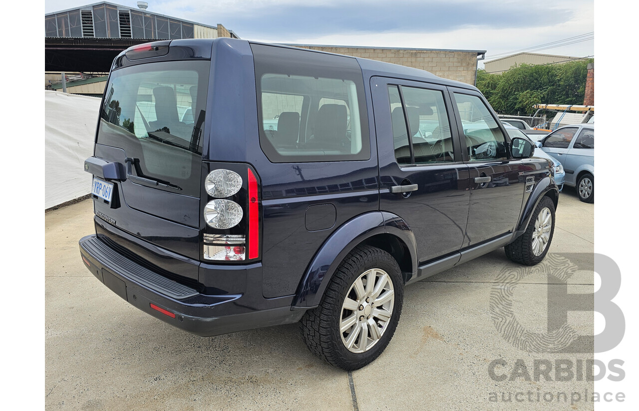 4/2014 Land Rover Discovery 4 3.0 TDV6 MY14 4d Wagon Blue 3.0L