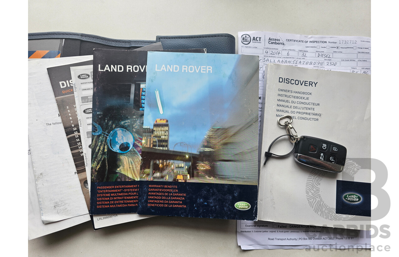 4/2014 Land Rover Discovery 4 3.0 TDV6 MY14 4d Wagon Blue 3.0L