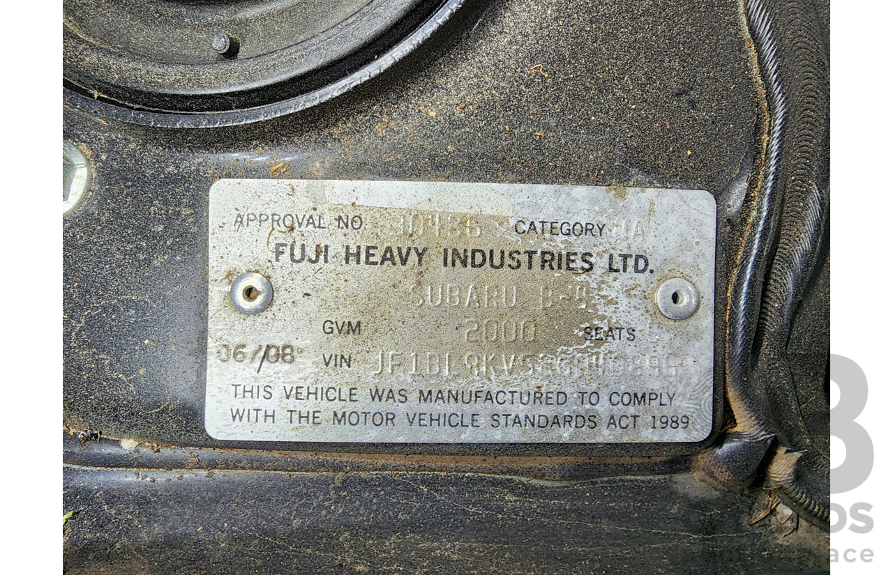 6/2008 Subaru Liberty GT-B MY08 4d Sedan Grey 2.5L