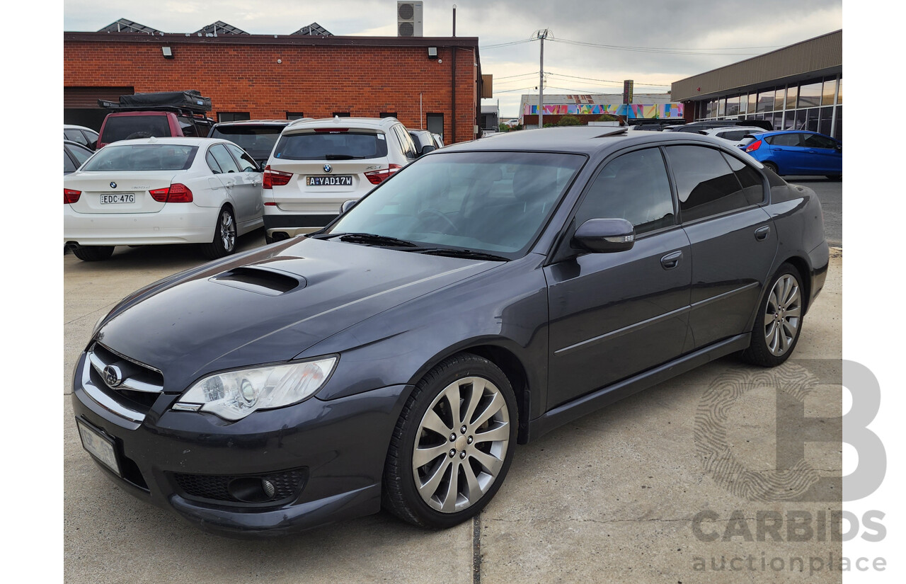 6/2008 Subaru Liberty GT-B MY08 4d Sedan Grey 2.5L