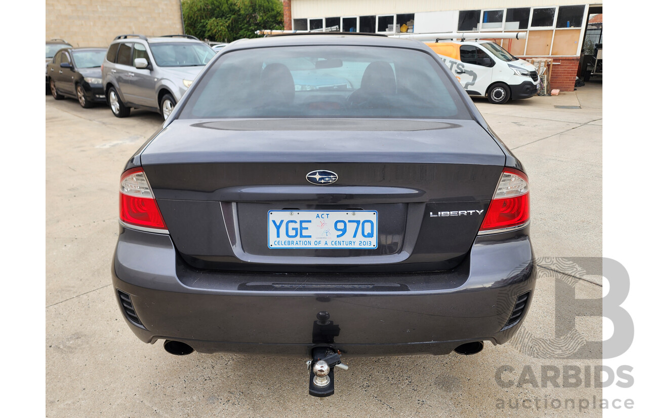 6/2008 Subaru Liberty GT-B MY08 4d Sedan Grey 2.5L