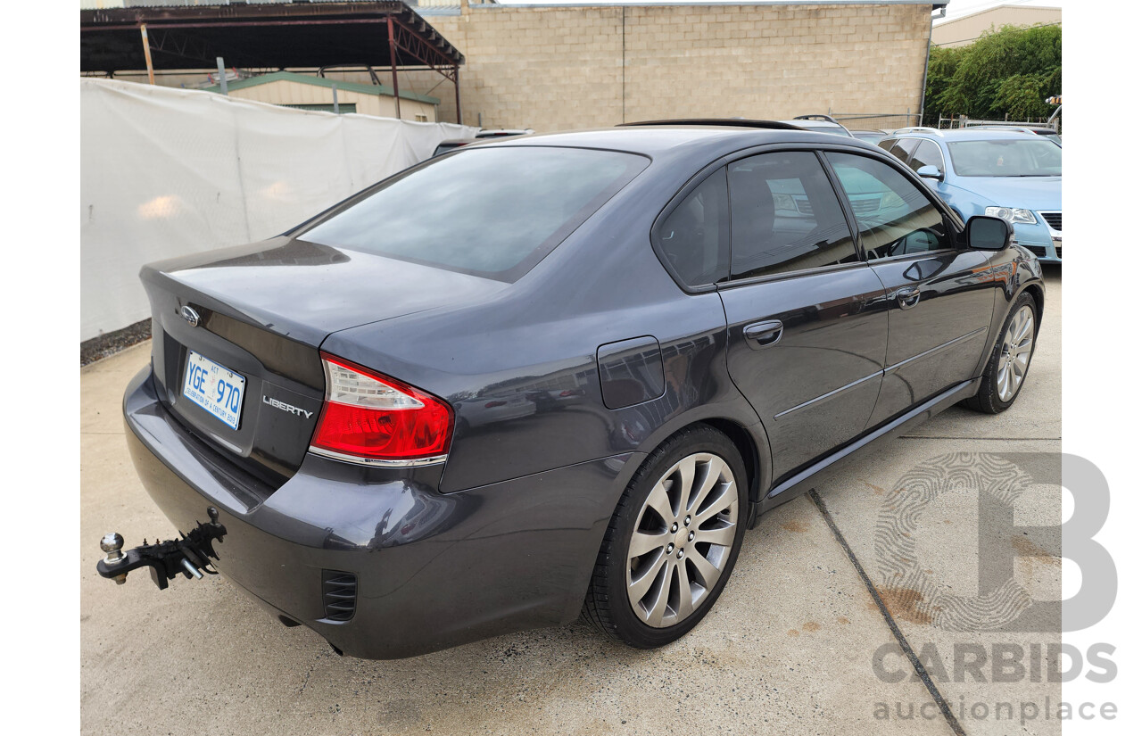 6/2008 Subaru Liberty GT-B MY08 4d Sedan Grey 2.5L