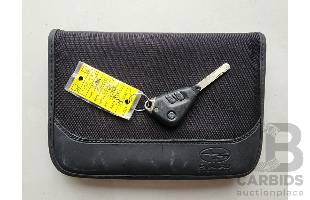 6/2008 Subaru Liberty GT-B MY08 4d Sedan Grey 2.5L