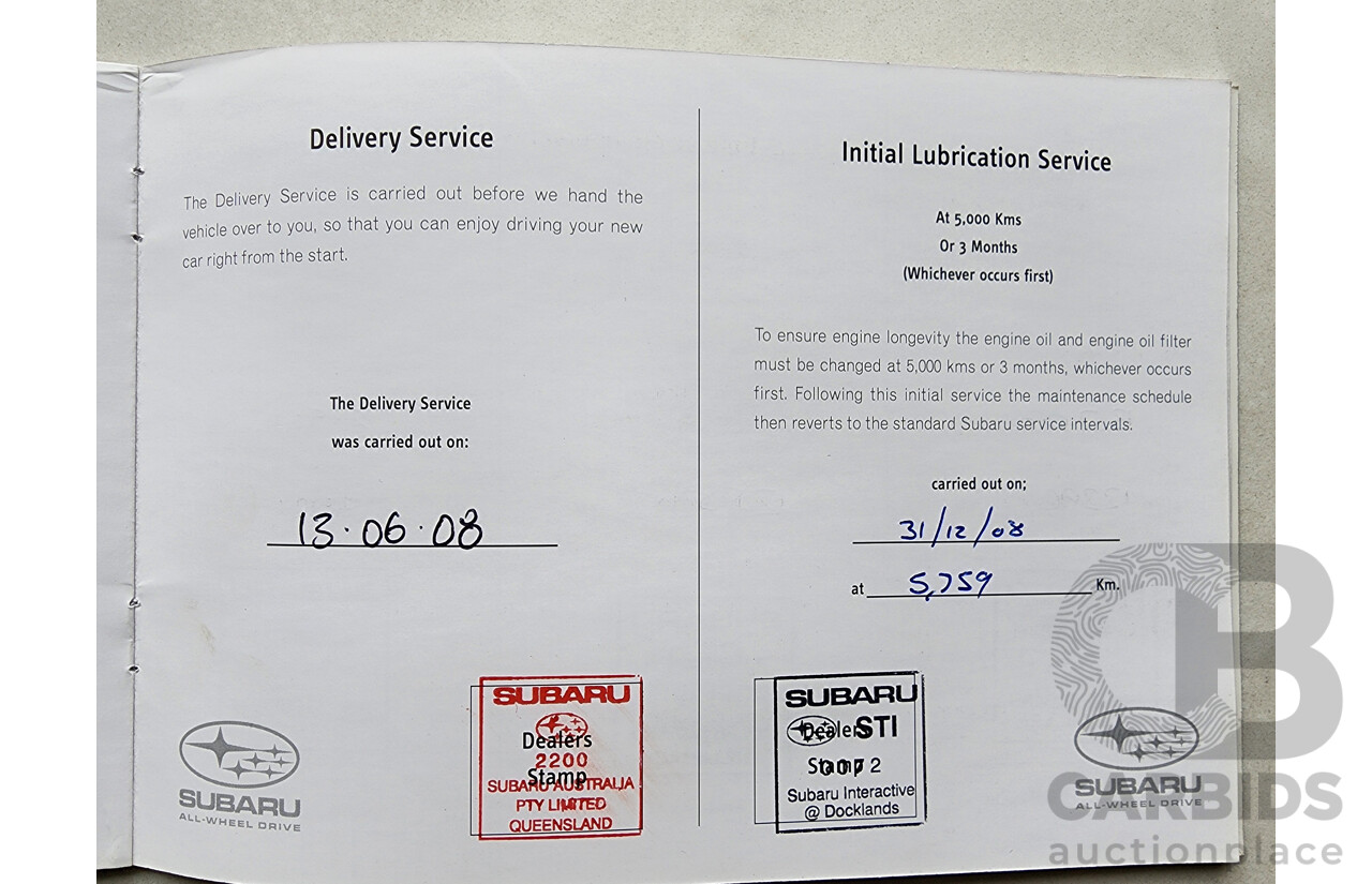 6/2008 Subaru Liberty GT-B MY08 4d Sedan Grey 2.5L