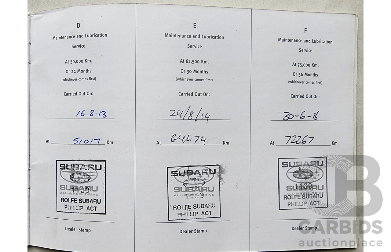 6/2008 Subaru Liberty GT-B MY08 4d Sedan Grey 2.5L