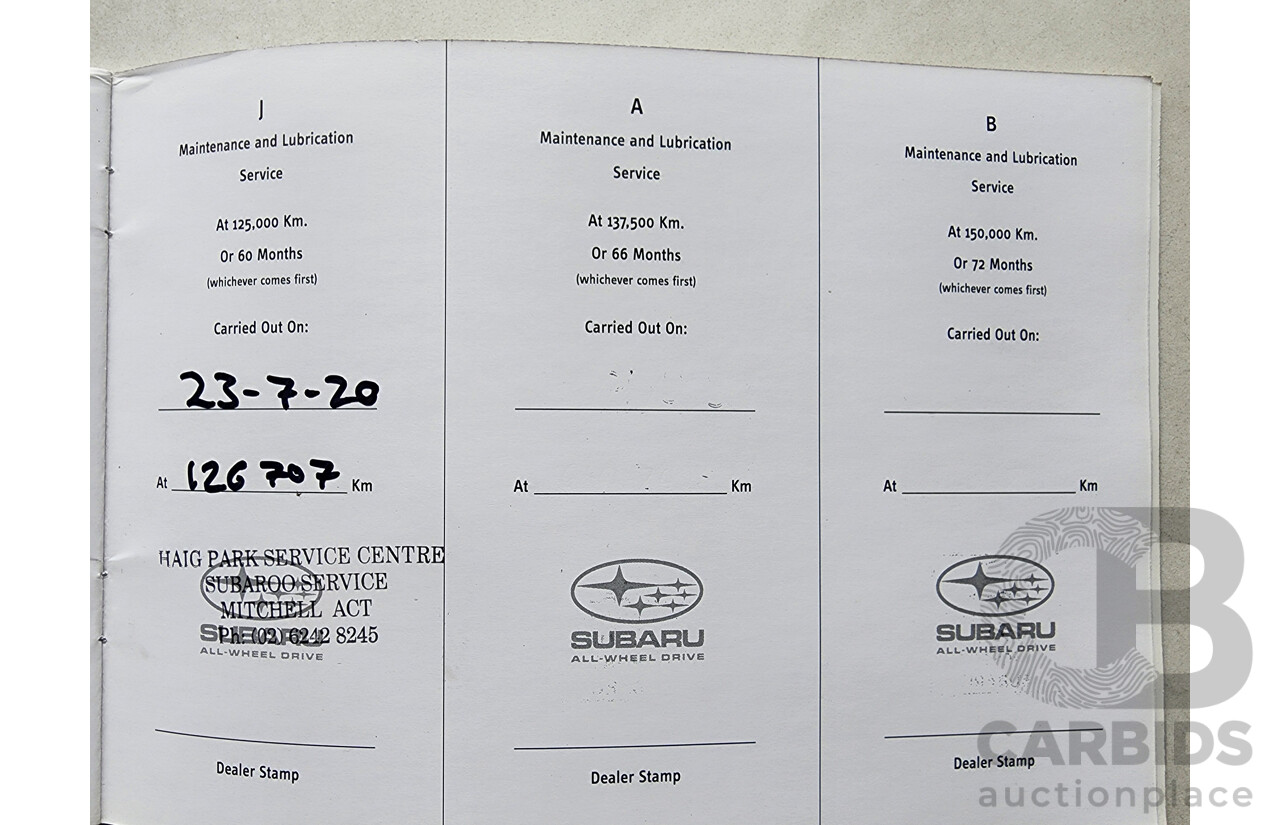 6/2008 Subaru Liberty GT-B MY08 4d Sedan Grey 2.5L