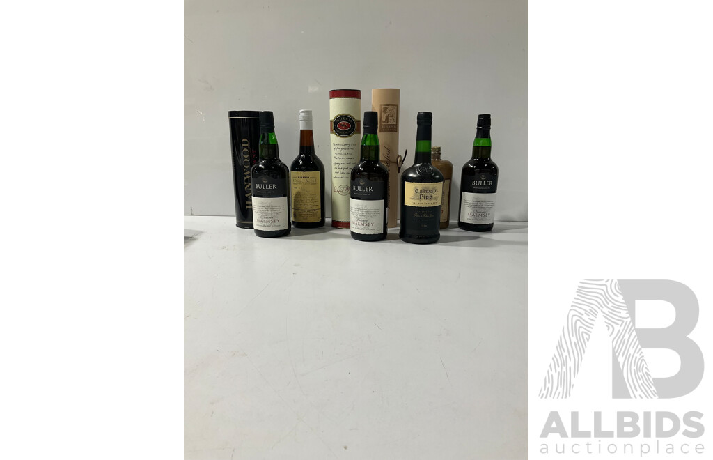 Collection Nine Bottles Vintage Port and More
