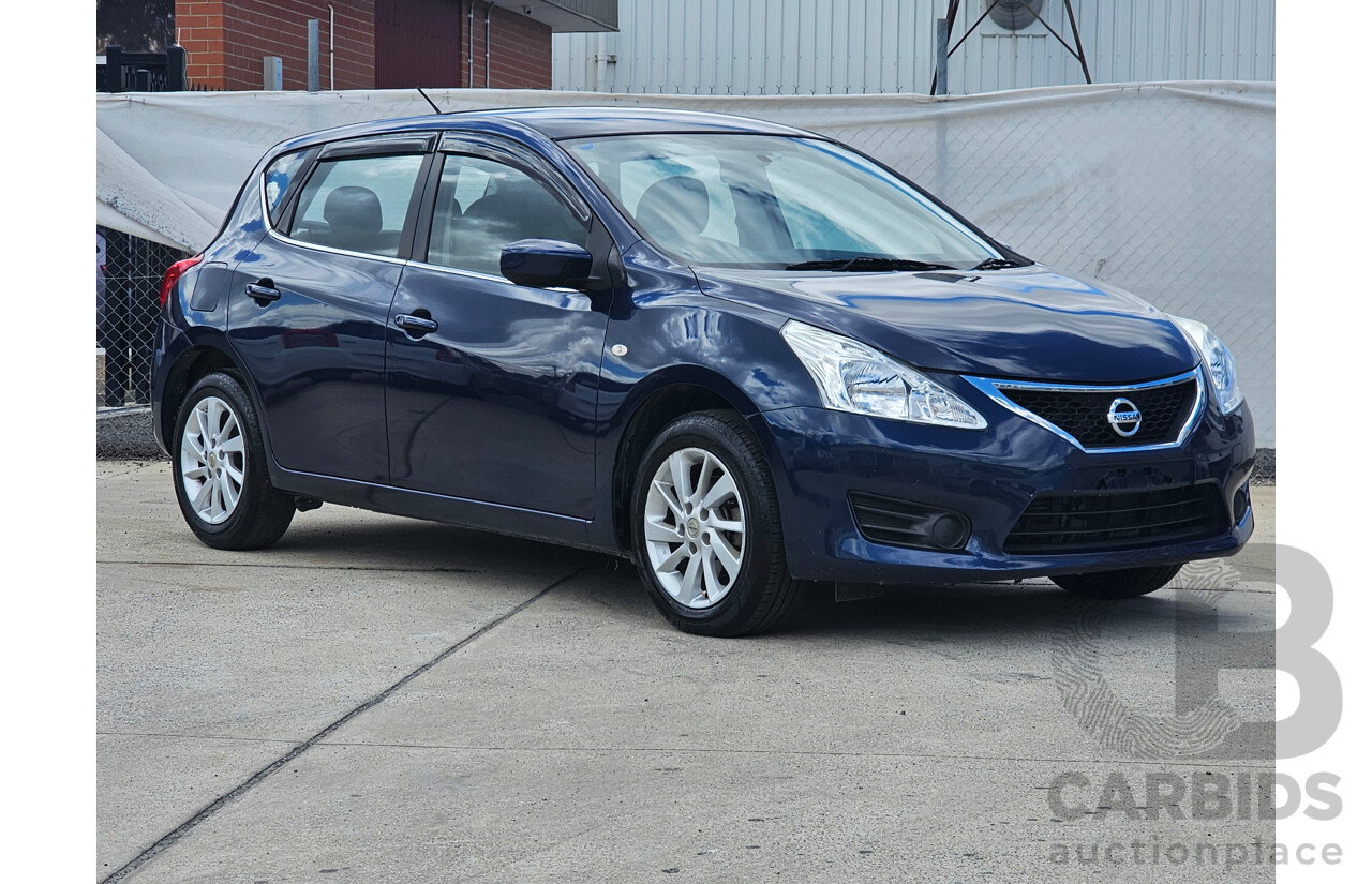 10/2013 Nissan Pulsar ST C12 5d Hatchback Blue 1.8L