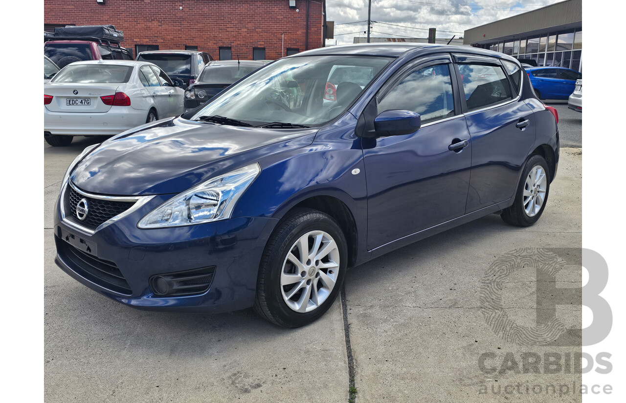 10/2013 Nissan Pulsar ST C12 5d Hatchback Blue 1.8L
