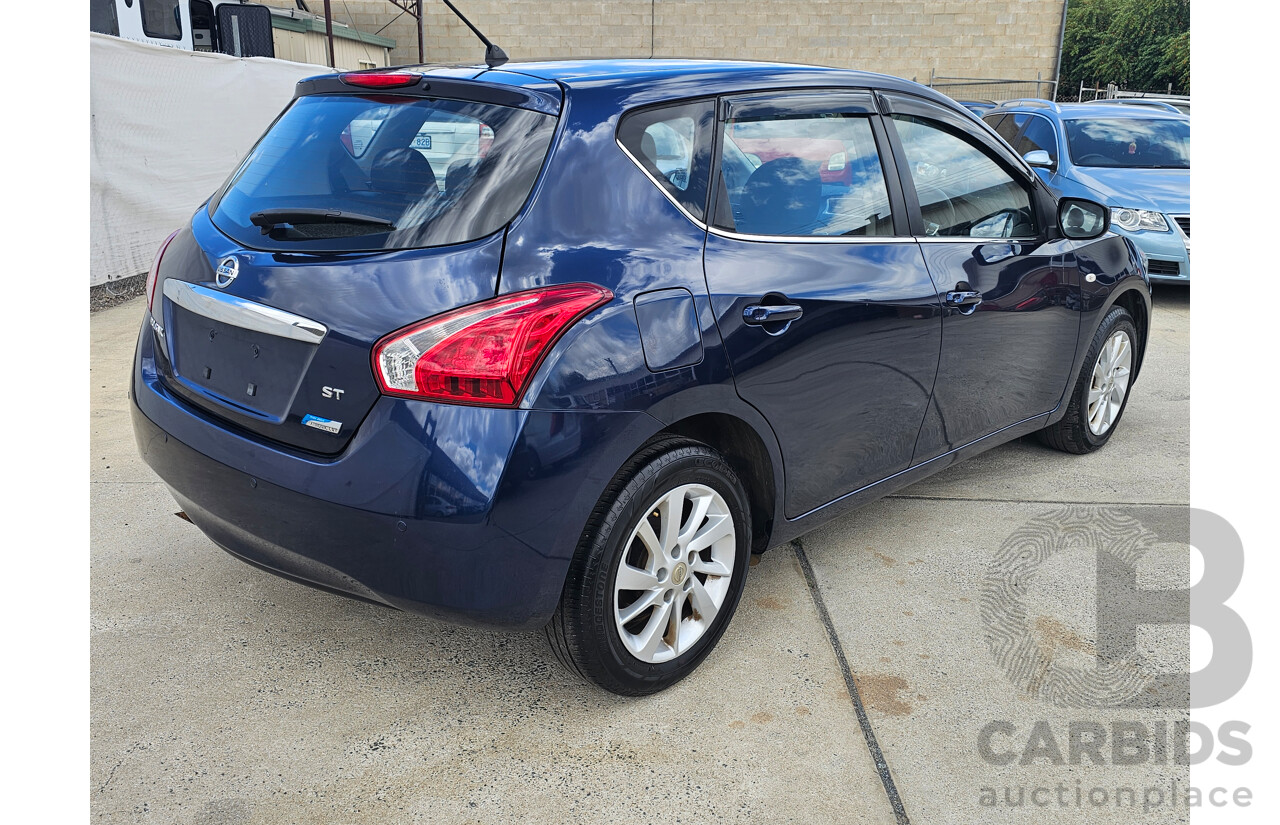 10/2013 Nissan Pulsar ST C12 5d Hatchback Blue 1.8L