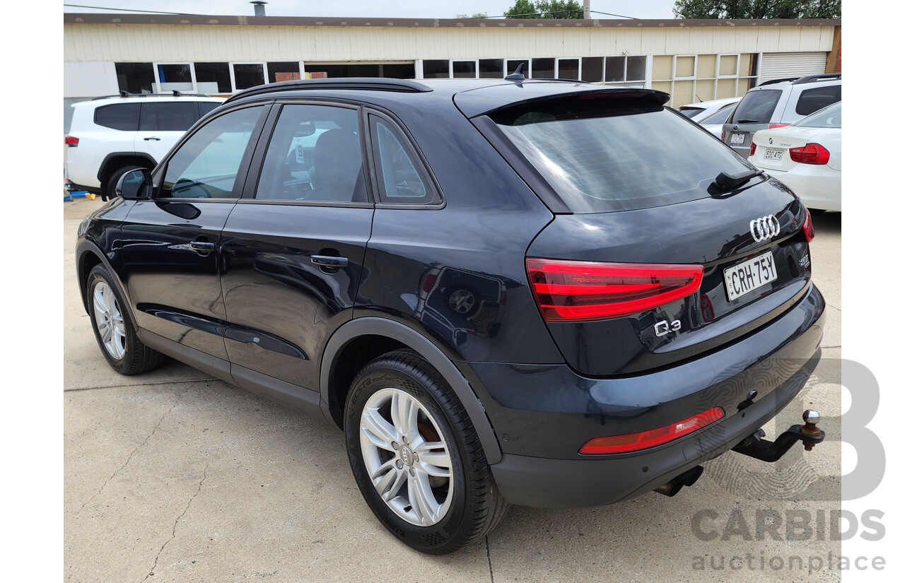 8/2013 Audi Q3 2.0 TFSI Quattro (125kw) 8U 4d Wagon Blue 2.0L