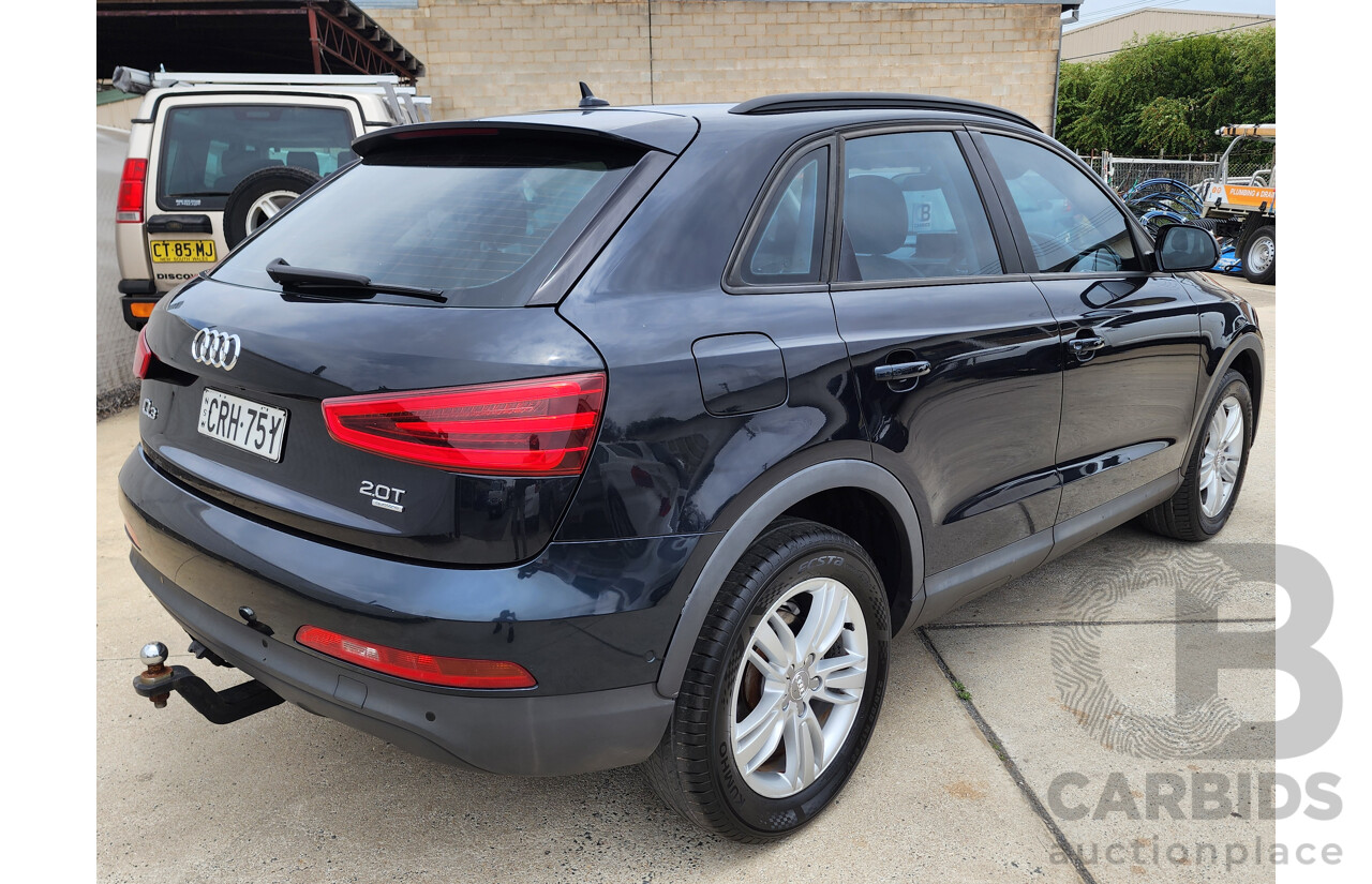 8/2013 Audi Q3 2.0 TFSI Quattro (125kw) 8U 4d Wagon Blue 2.0L