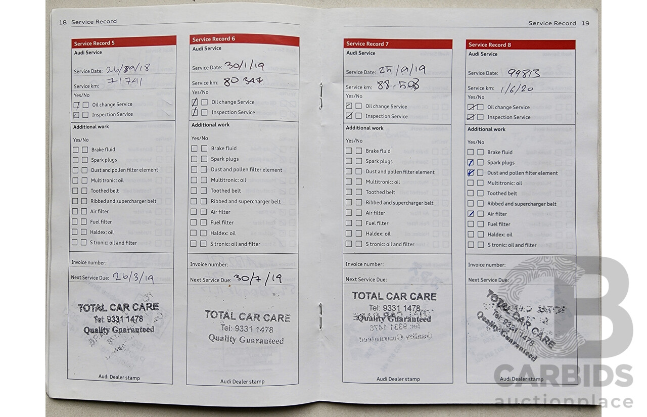 8/2013 Audi Q3 2.0 TFSI Quattro (125kw) 8U 4d Wagon Blue 2.0L