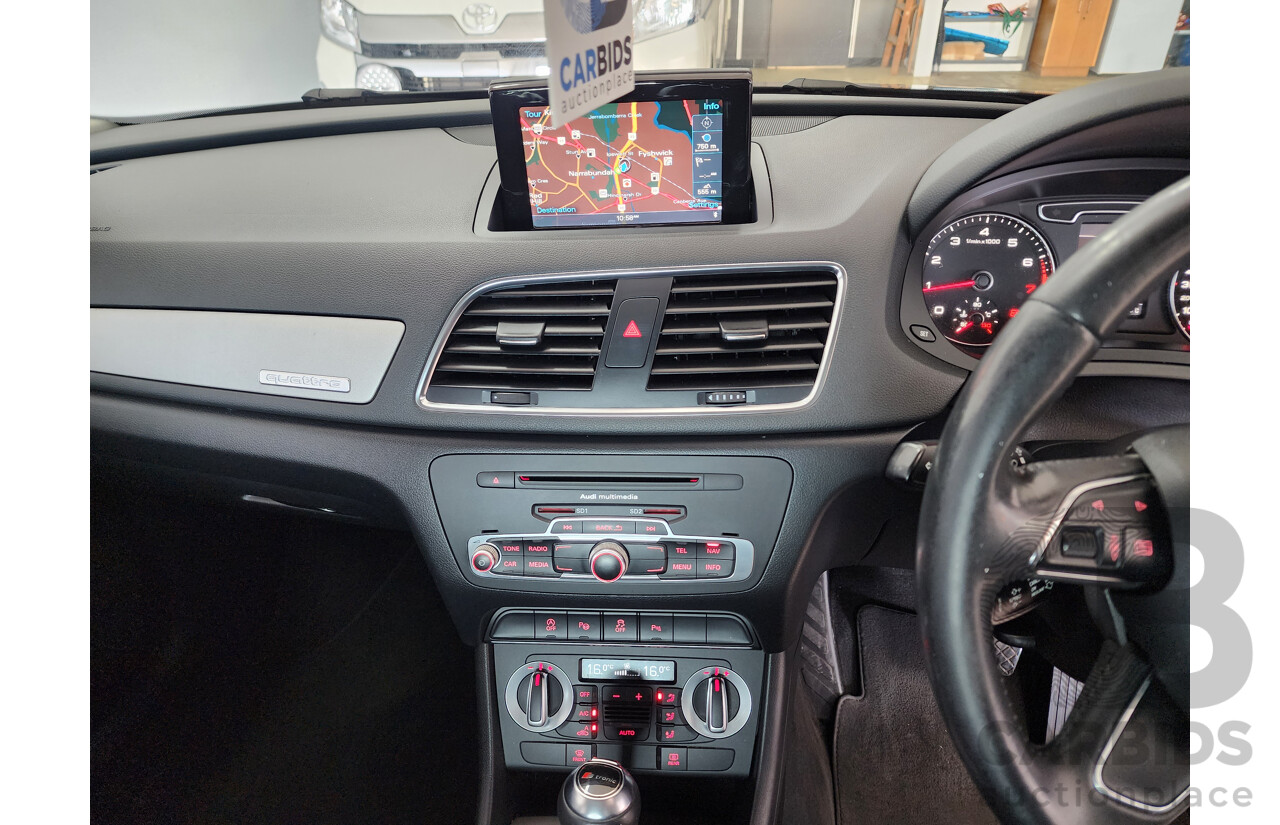 8/2013 Audi Q3 2.0 TFSI Quattro (125kw) 8U 4d Wagon Blue 2.0L