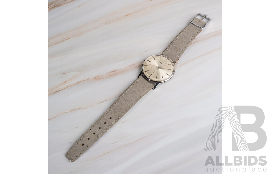 Vintage Seikomatic Diashock 20 Jewels Mens Watch, 45mm, Noted with Movement