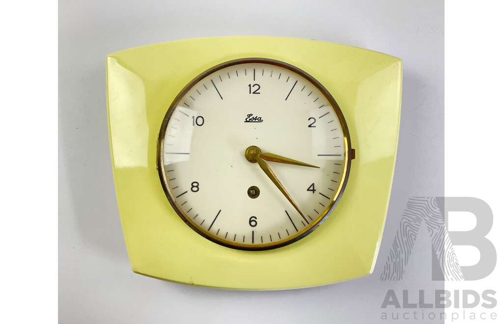 Mid Century Esta Ceramic Wall Clock