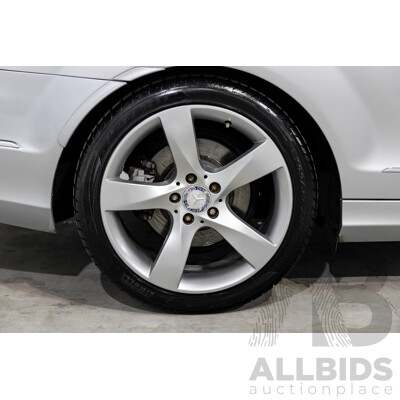 8/2012 Mercedes-Benz C250 BE W204 MY12 2d Coupe Iridium Silver Metallic Turbo 1.8L