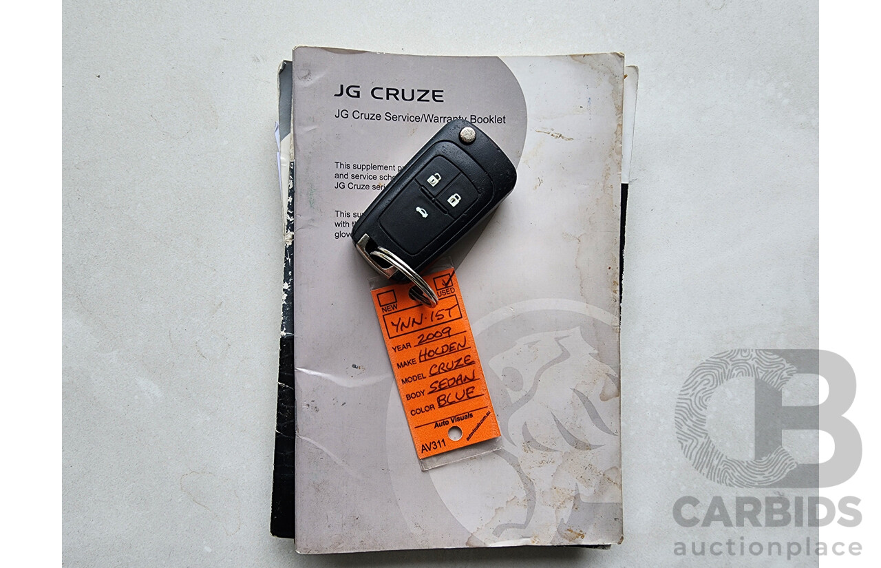6/2009 Holden Cruze CD JG 4d Sedan Blue 1.8L