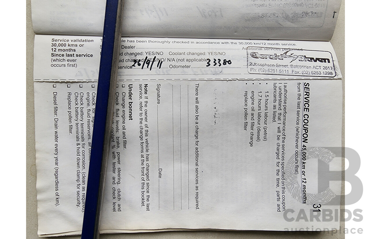 6/2009 Holden Cruze CD JG 4d Sedan Blue 1.8L