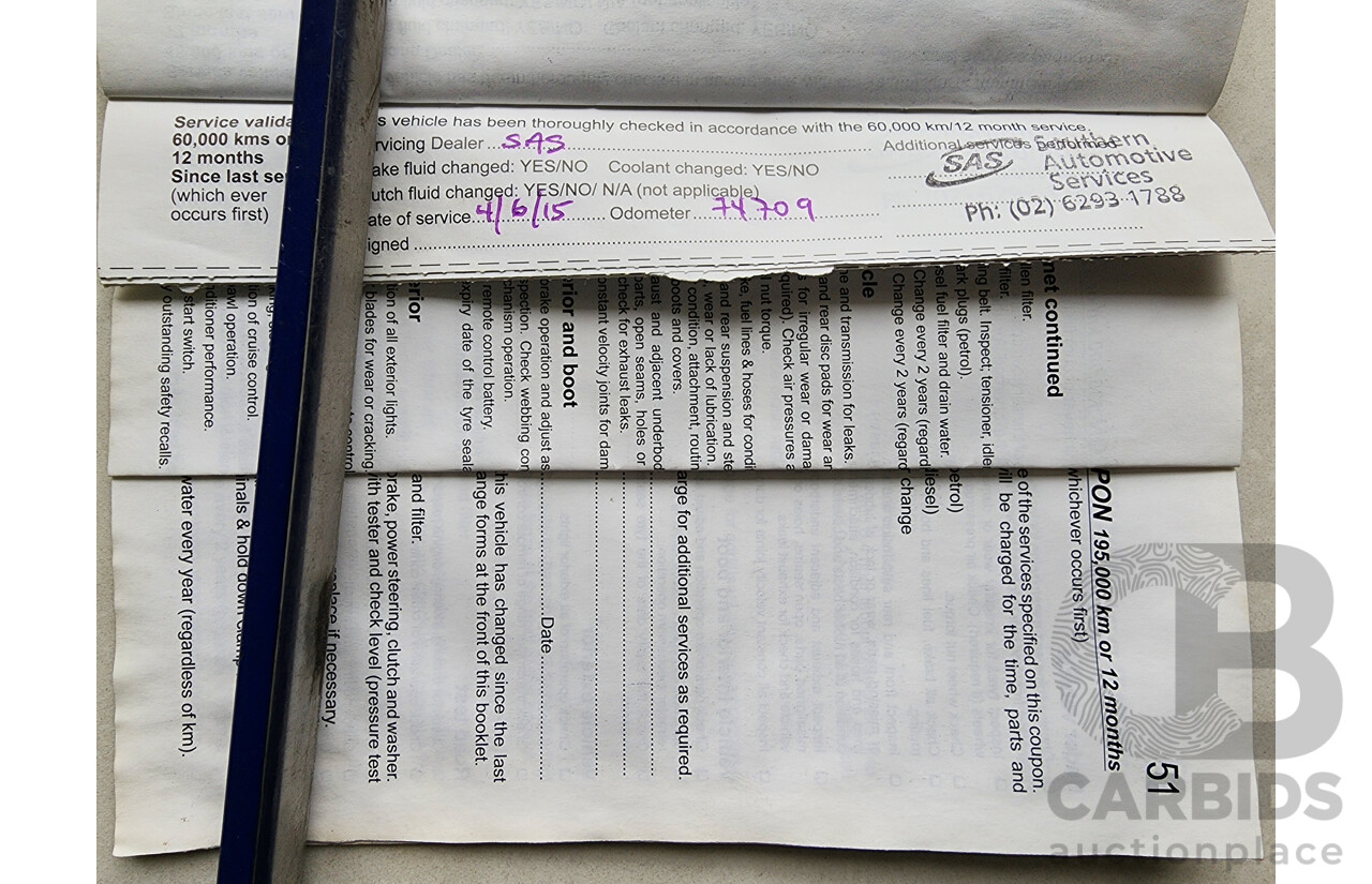 6/2009 Holden Cruze CD JG 4d Sedan Blue 1.8L