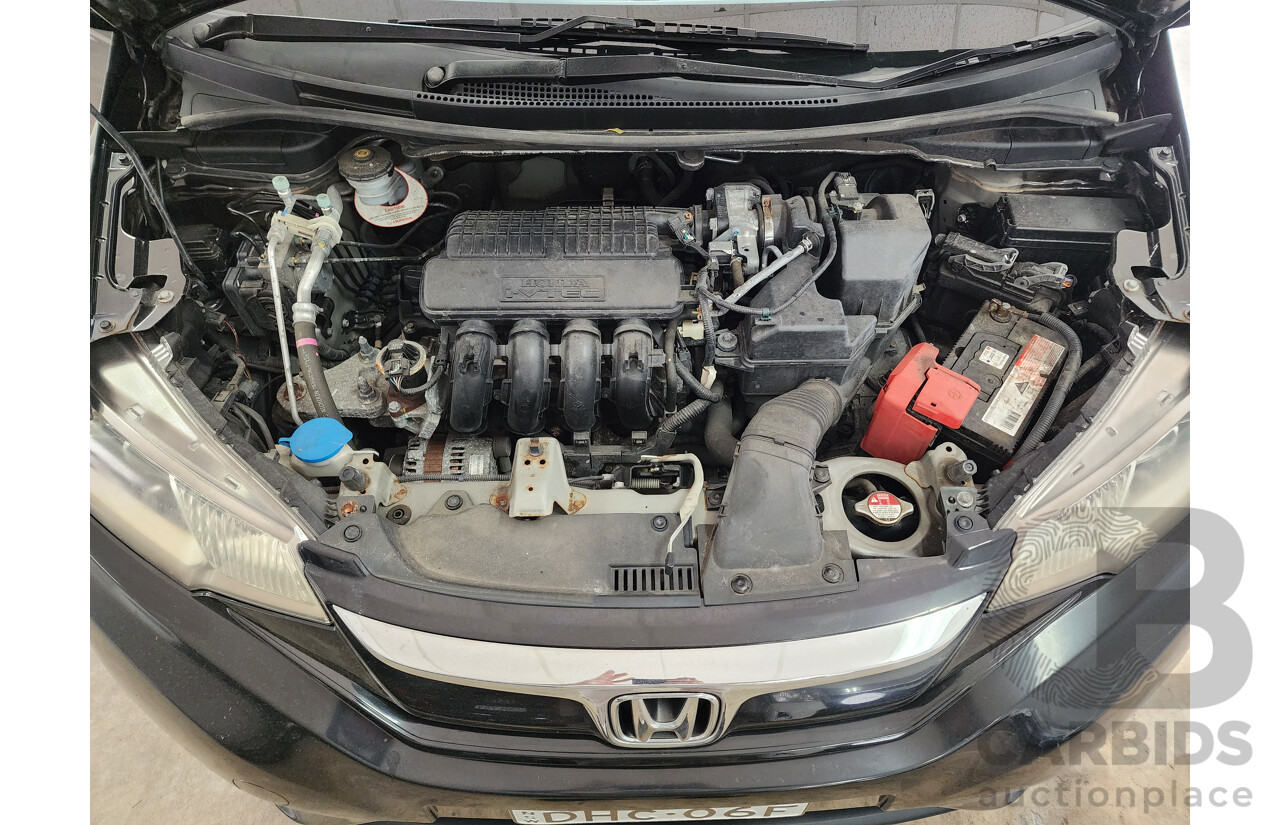 9/2014 Honda Jazz Vti-L GK MY15 5d Hatchback Black 1.5L