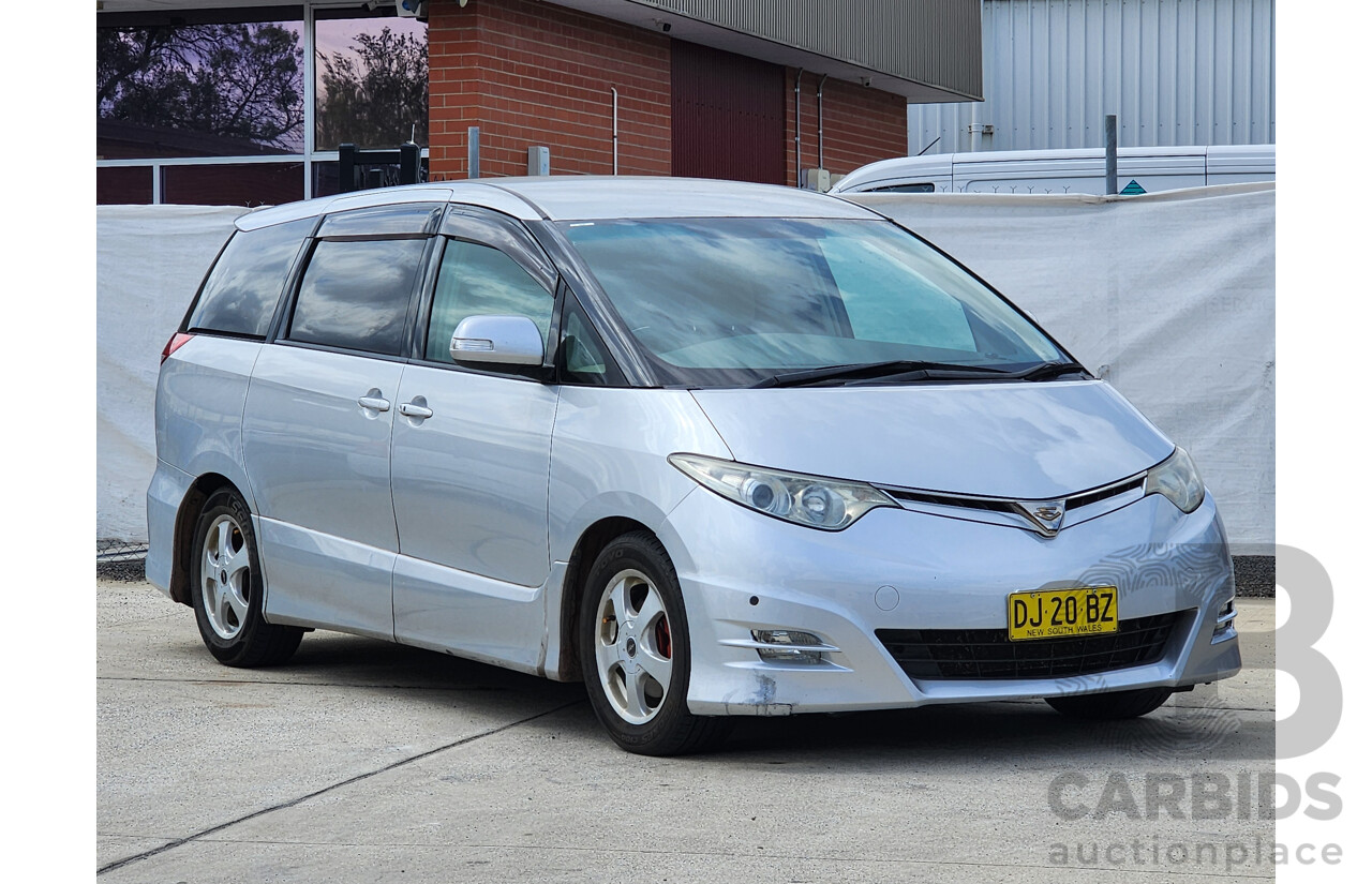 4/2008  Toyota Estima Aeras  ACR50W 4d Wagon Silver 2.4L