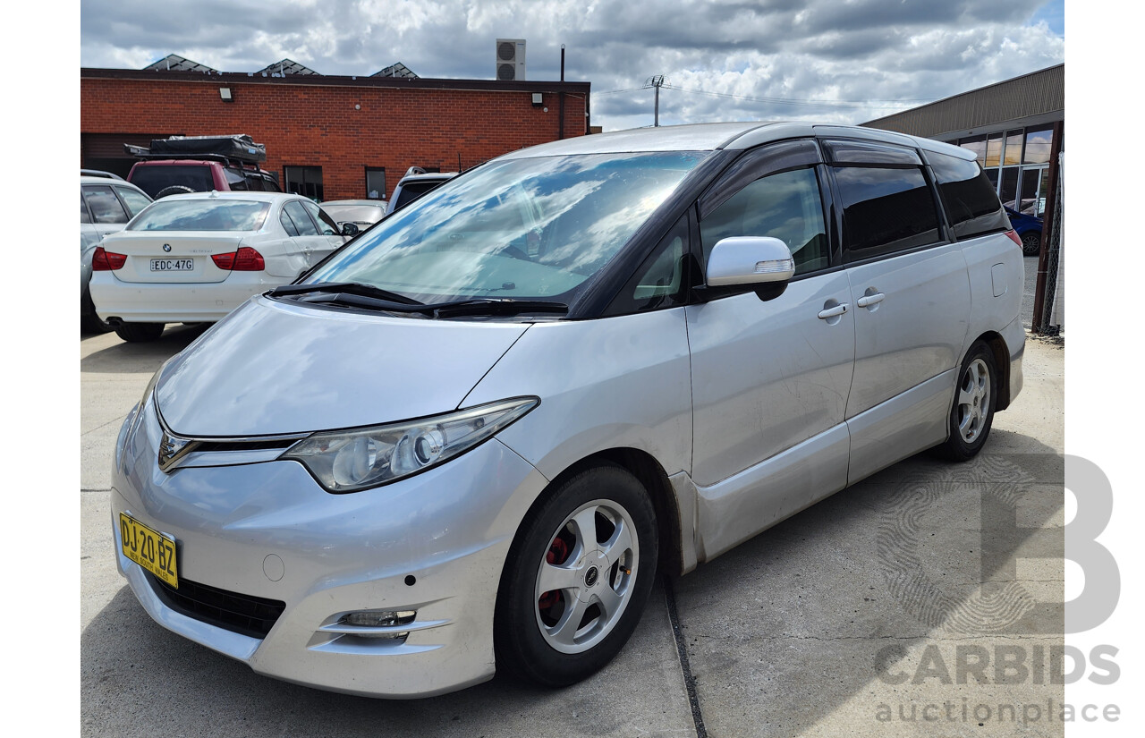 4/2008  Toyota Estima Aeras  ACR50W 4d Wagon Silver 2.4L