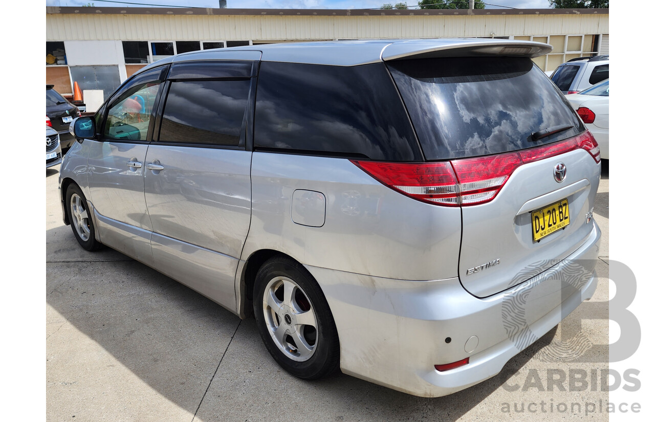 4/2008  Toyota Estima Aeras  ACR50W 4d Wagon Silver 2.4L