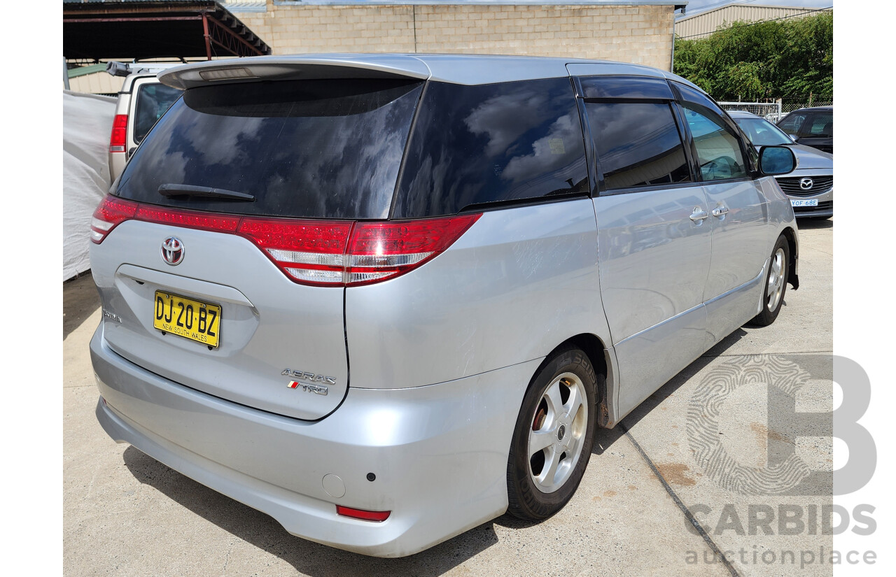 4/2008  Toyota Estima Aeras  ACR50W 4d Wagon Silver 2.4L