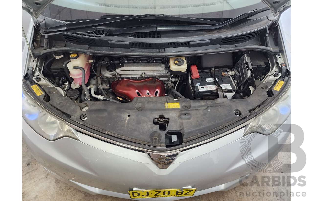 4/2008  Toyota Estima Aeras  ACR50W 4d Wagon Silver 2.4L