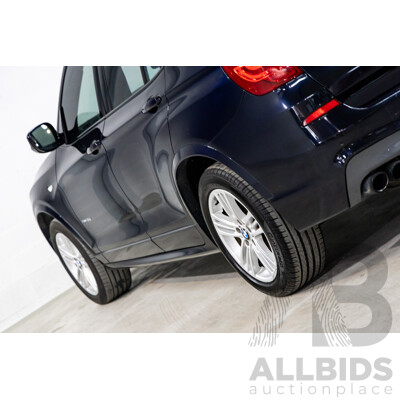 8/2012 BMW X3 Xdrive 30d MSport (AWD) F25 4d Wagon Carbon Black Metallic Turbo Diesel 3.0L