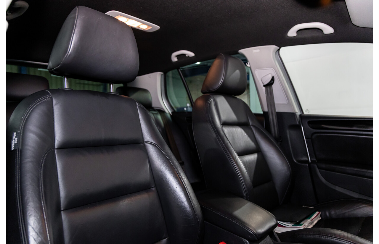 2/2009 Volkswagen Golf 2.0 TDI Pacific 1K MY09 5d Hatchback Reflex Silver Turbo Diesel 2.0L