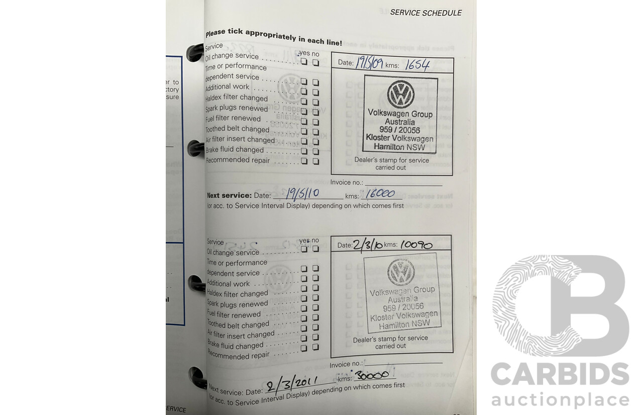 2/2009 Volkswagen Golf 2.0 TDI Pacific 1K MY09 5d Hatchback Reflex Silver Turbo Diesel 2.0L