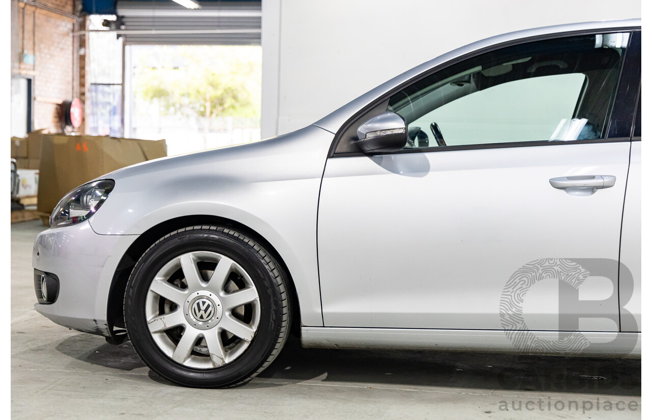 2/2009 Volkswagen Golf 2.0 TDI Pacific 1K MY09 5d Hatchback Reflex Silver Turbo Diesel 2.0L