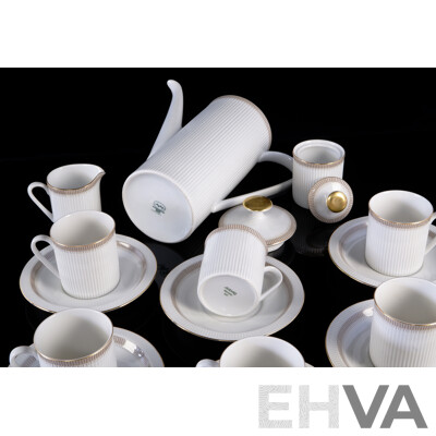 Retro German Arzberg Porcelain Coffee Service in Larissa Pattern