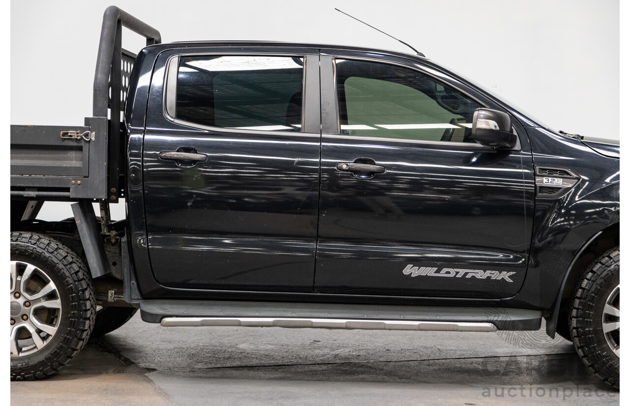 9/2015 Ford Ranger Wildtrak 3.2 (4x4) PX MKII Dual Cab P/Up Black Mica Turbo Diesel 3.2L