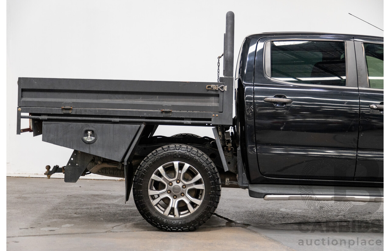 9/2015 Ford Ranger Wildtrak 3.2 (4x4) PX MKII Dual Cab P/Up Black Mica Turbo Diesel 3.2L