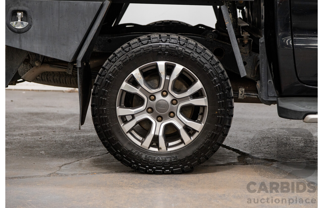 9/2015 Ford Ranger Wildtrak 3.2 (4x4) PX MKII Dual Cab P/Up Black Mica Turbo Diesel 3.2L