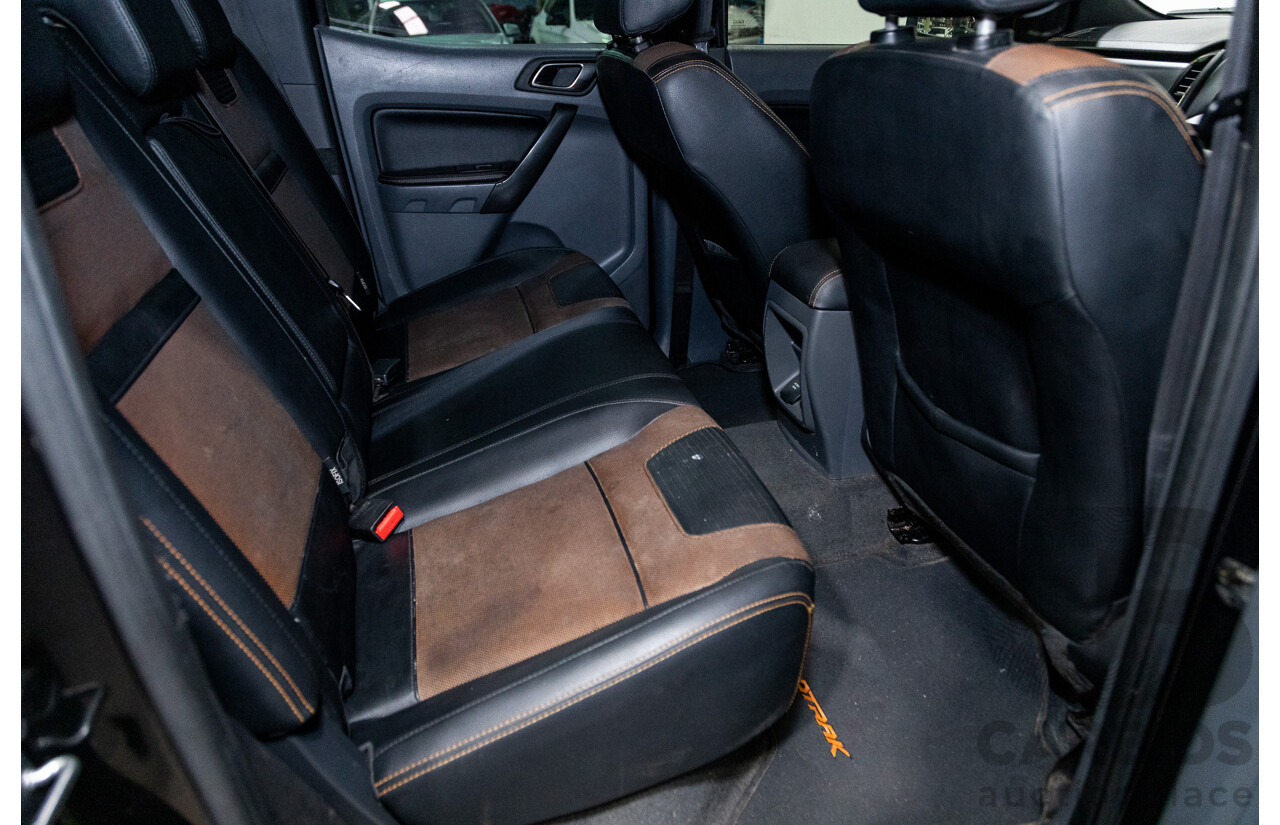 9/2015 Ford Ranger Wildtrak 3.2 (4x4) PX MKII Dual Cab P/Up Black Mica Turbo Diesel 3.2L