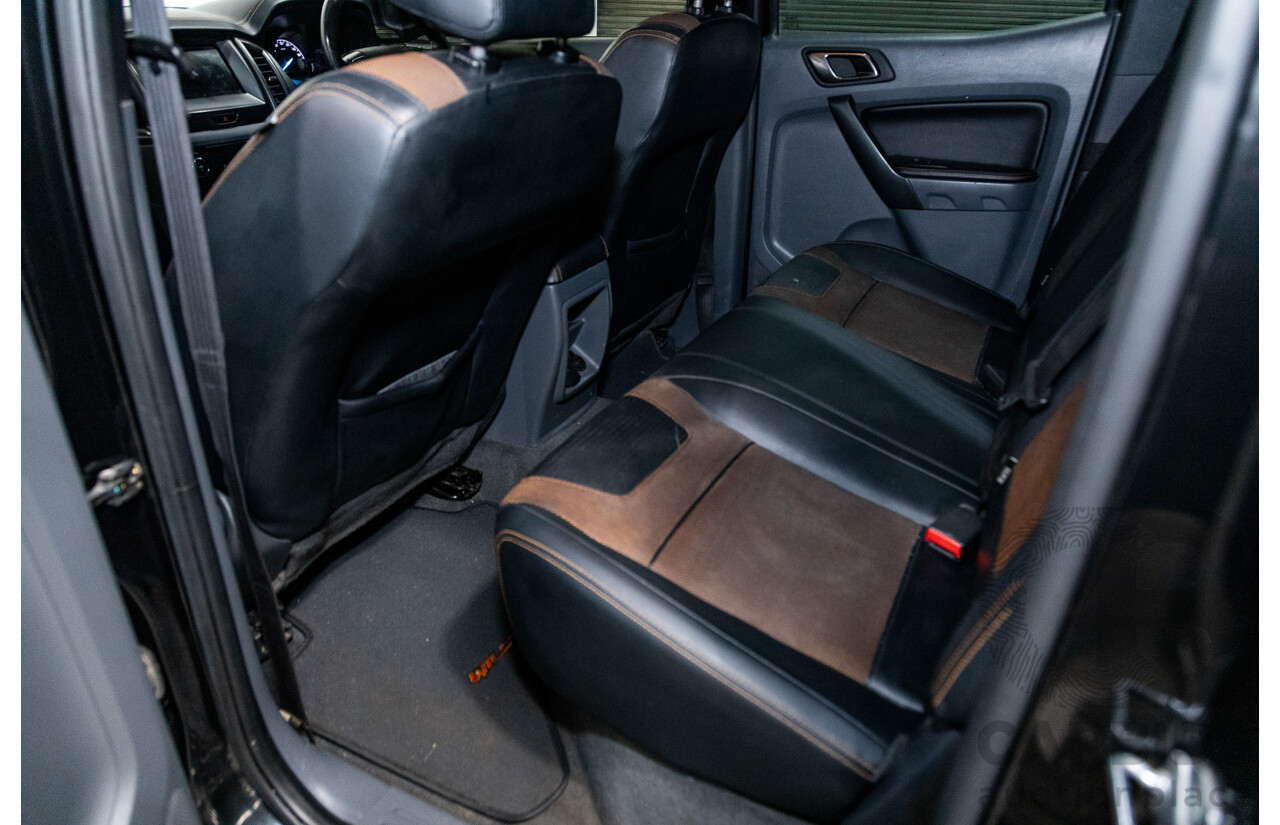 9/2015 Ford Ranger Wildtrak 3.2 (4x4) PX MKII Dual Cab P/Up Black Mica Turbo Diesel 3.2L