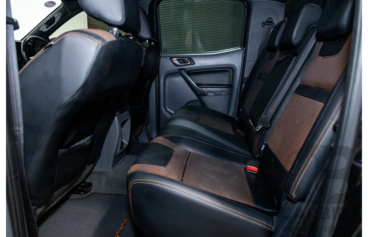 9/2015 Ford Ranger Wildtrak 3.2 (4x4) PX MKII Dual Cab P/Up Black Mica Turbo Diesel 3.2L