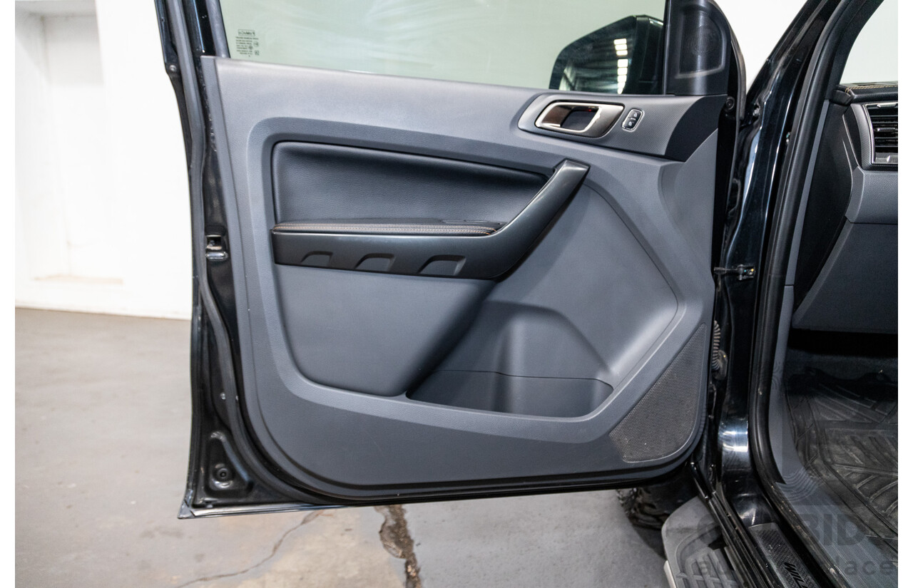 9/2015 Ford Ranger Wildtrak 3.2 (4x4) PX MKII Dual Cab P/Up Black Mica Turbo Diesel 3.2L