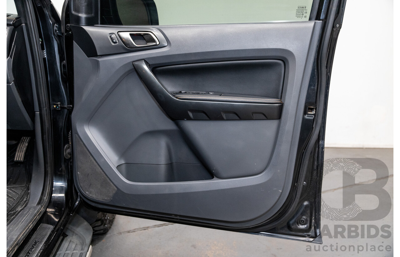 9/2015 Ford Ranger Wildtrak 3.2 (4x4) PX MKII Dual Cab P/Up Black Mica Turbo Diesel 3.2L