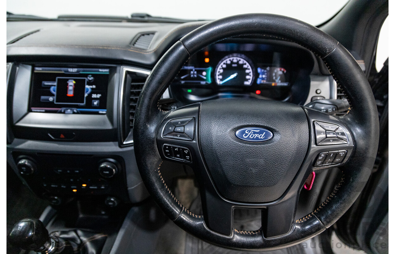 9/2015 Ford Ranger Wildtrak 3.2 (4x4) PX MKII Dual Cab P/Up Black Mica Turbo Diesel 3.2L