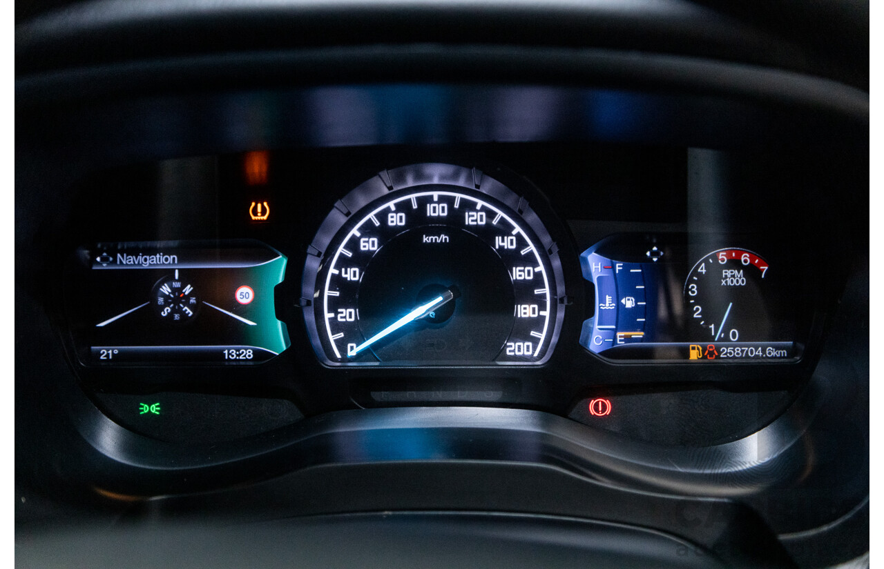 9/2015 Ford Ranger Wildtrak 3.2 (4x4) PX MKII Dual Cab P/Up Black Mica Turbo Diesel 3.2L