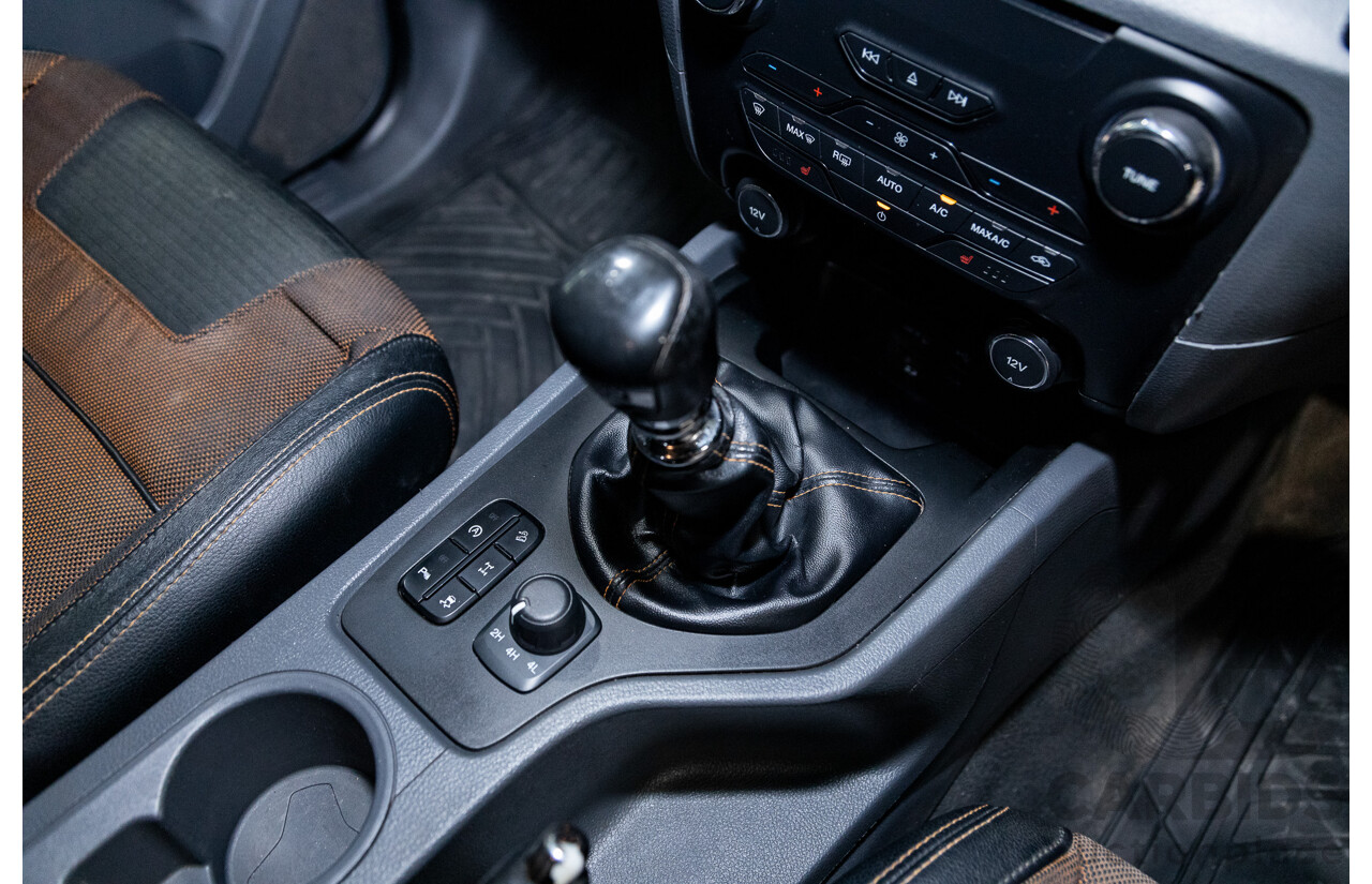 9/2015 Ford Ranger Wildtrak 3.2 (4x4) PX MKII Dual Cab P/Up Black Mica Turbo Diesel 3.2L