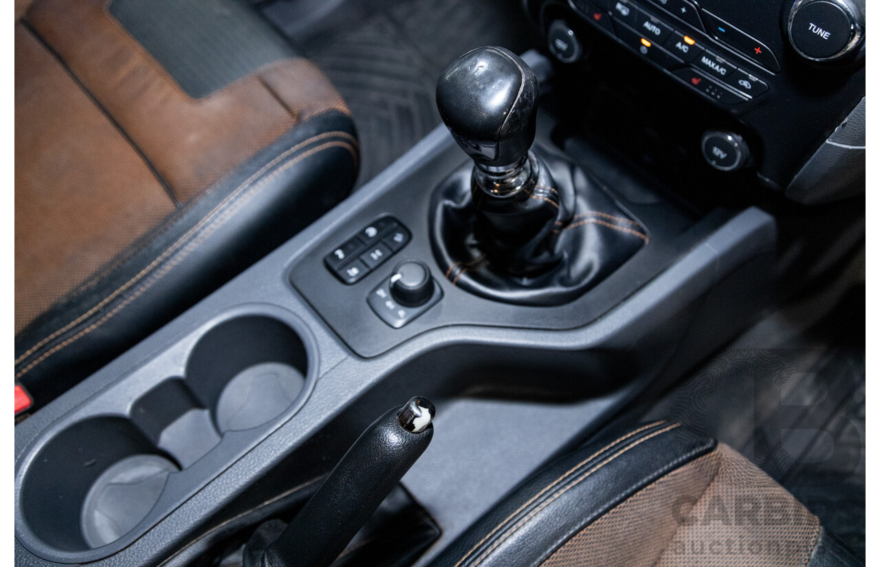 9/2015 Ford Ranger Wildtrak 3.2 (4x4) PX MKII Dual Cab P/Up Black Mica Turbo Diesel 3.2L