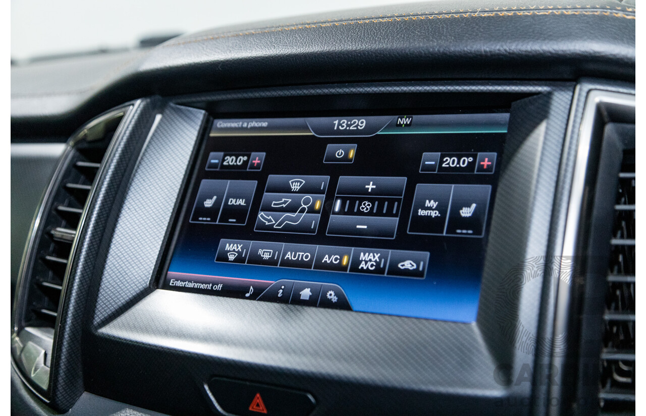 9/2015 Ford Ranger Wildtrak 3.2 (4x4) PX MKII Dual Cab P/Up Black Mica Turbo Diesel 3.2L