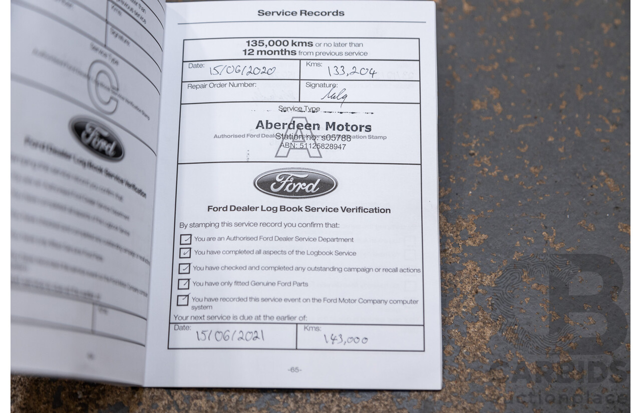 9/2015 Ford Ranger Wildtrak 3.2 (4x4) PX MKII Dual Cab P/Up Black Mica Turbo Diesel 3.2L